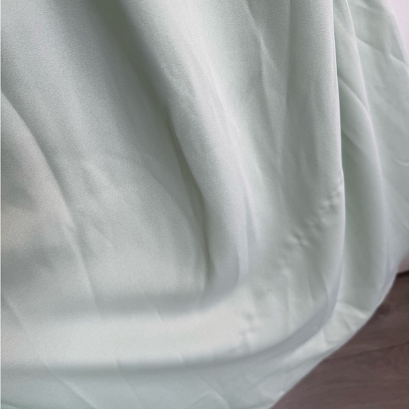 Anthropologie BHLDN Leila Satin Charmeuse Maxi Floor Length Dress - Picture 12 of 13